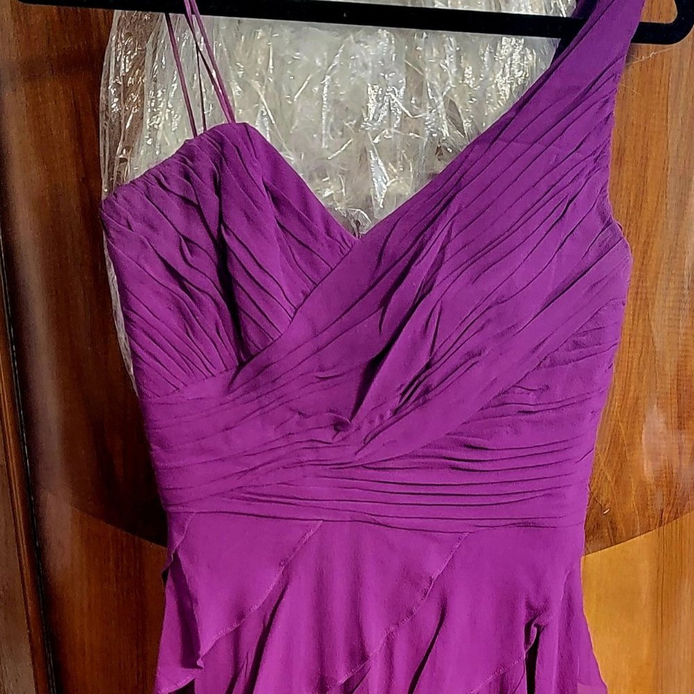 Fuschia Badgley Mischka gown
